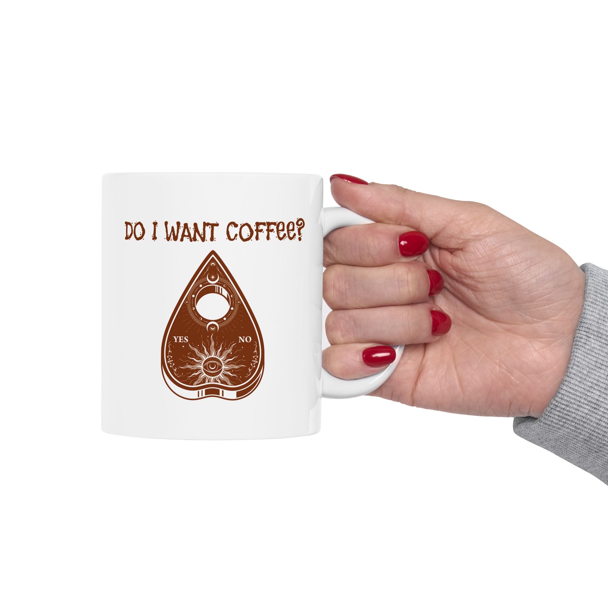 Planchette Coffee Lover Ceramic Mug - Perfect Gift for Coffee Addicts, 11oz & 15oz Options, Fun Kitchen Decor, Birthday/Christmas Gift