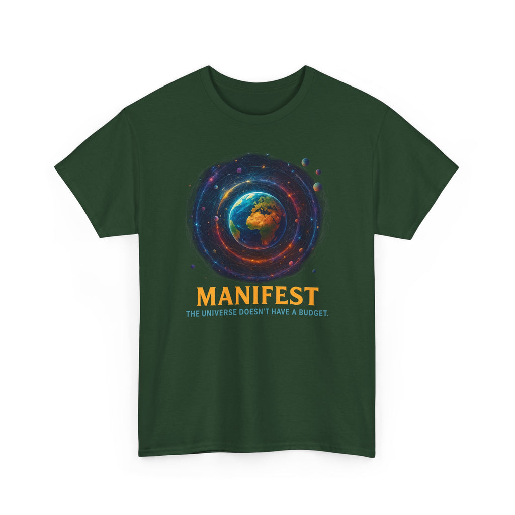 Manifest Unisex Heavy Cotton Tee | Cosmic Vibe Tee | Inspirational Shirt | Gift for Dreamers | Motivational Apparel | Universe Graphic [...]