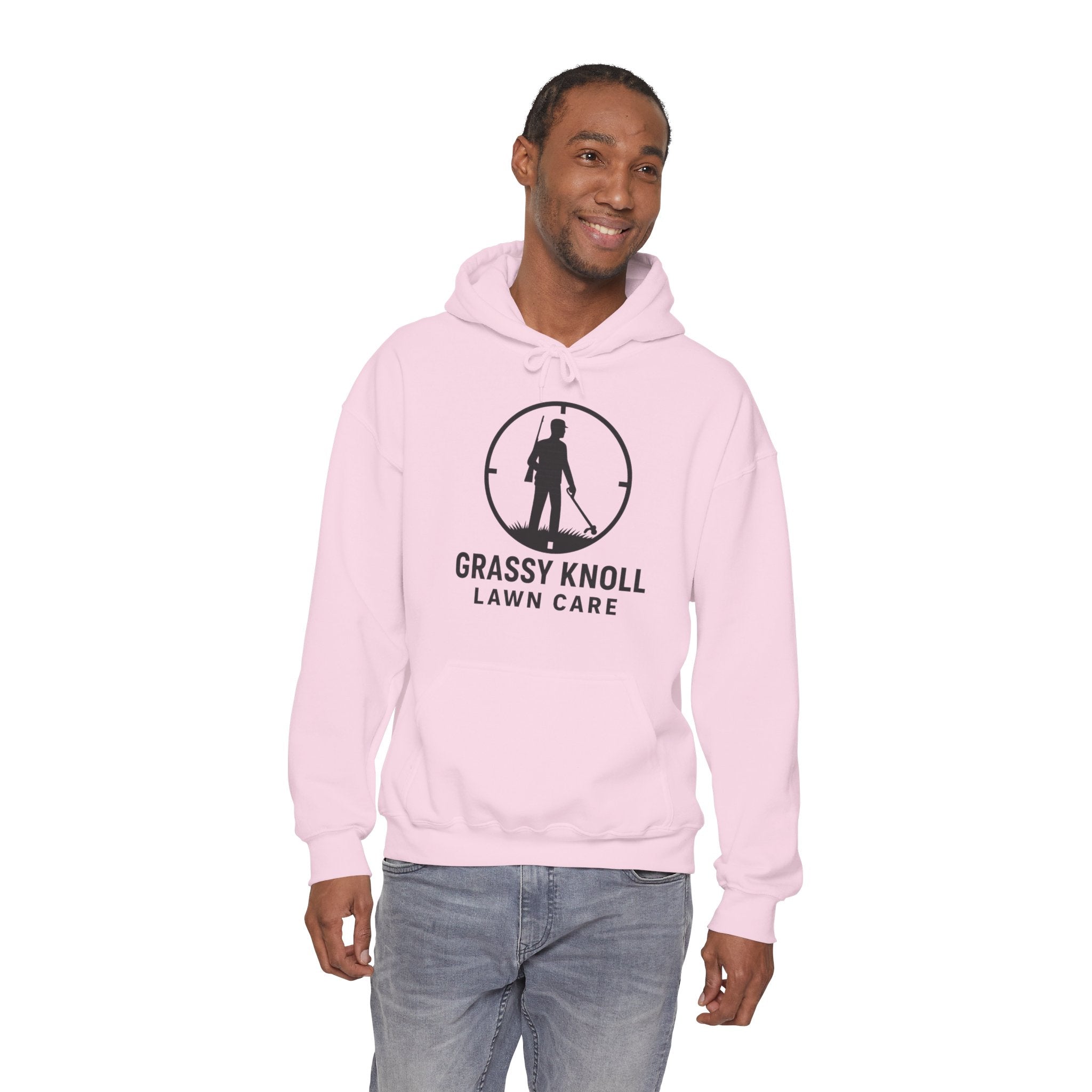 Grassy Knoll Lawn Care Hoodie – Logo Workwear Hooded Sweatshirt