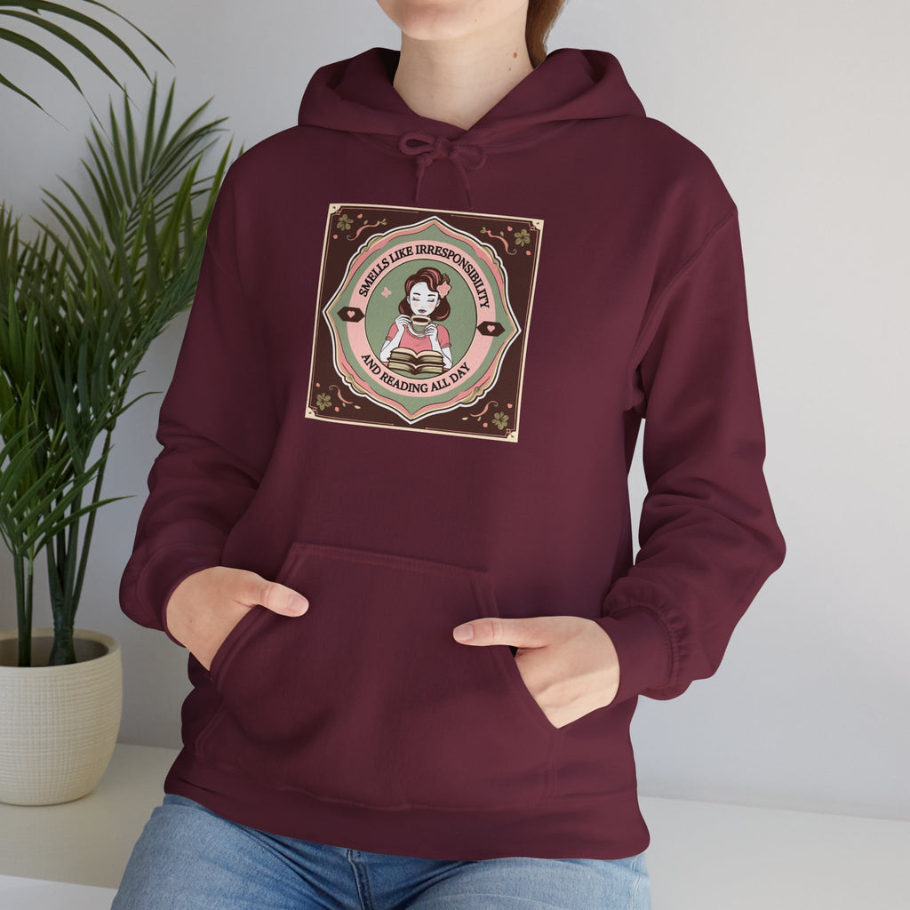Cozy Unisex Hooded Sweatshirt with Cute Vintage Design - Perfect for Gift Giving, Casual Wear, Fall & Winter Comfort