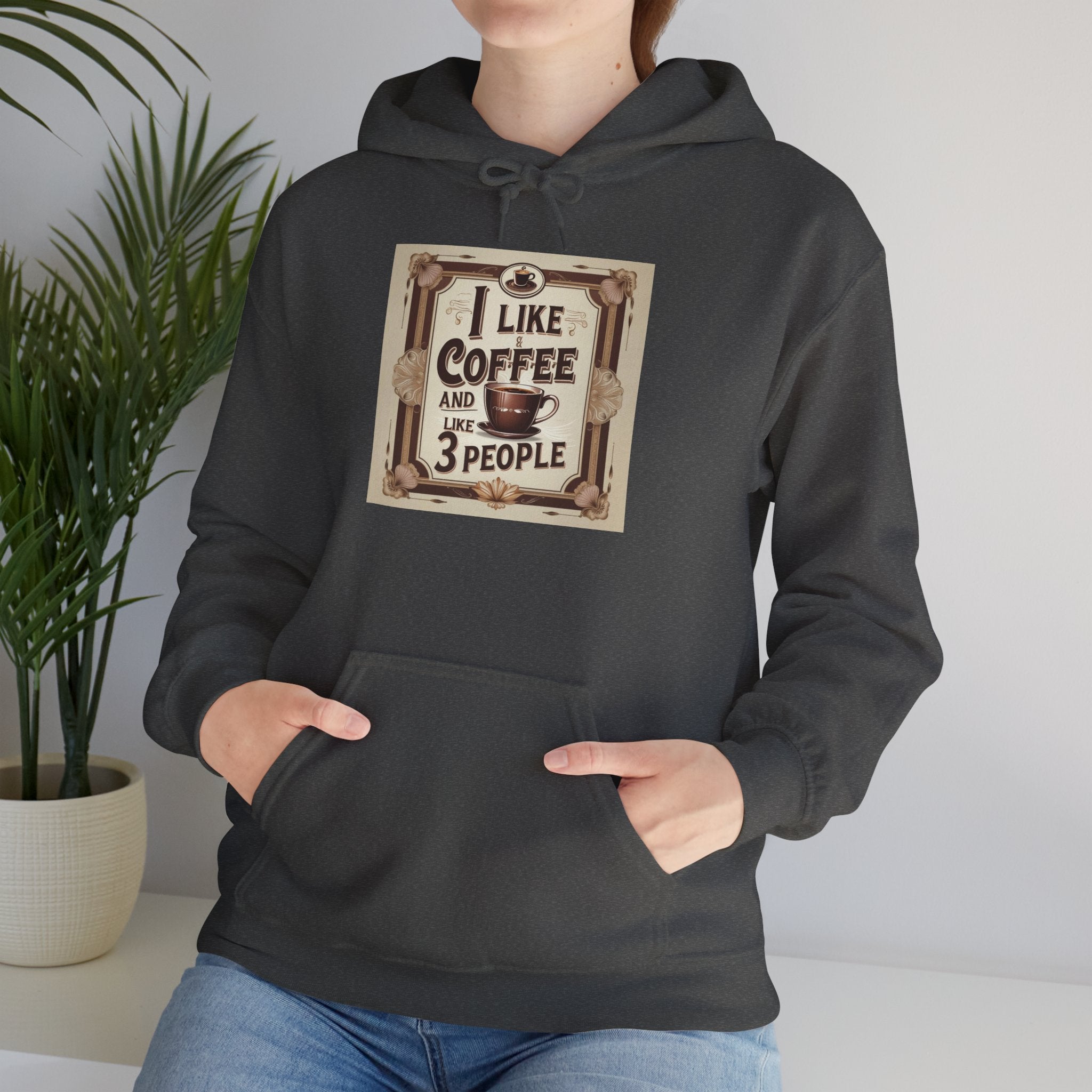 Coffee Lovers Unisex Hoodie, Funny Sweatshirt, Gift for Coffee Addicts, Cozy Casual Wear, Cute Hoodie for Friends