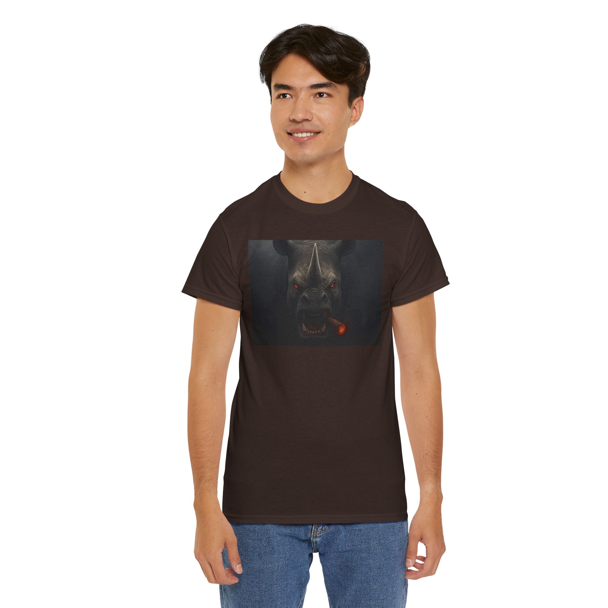 Boss Mode Engaged - Rhino Design | Graphic Tee, Cigar Lover, Father's Day Gift, Casual Wear