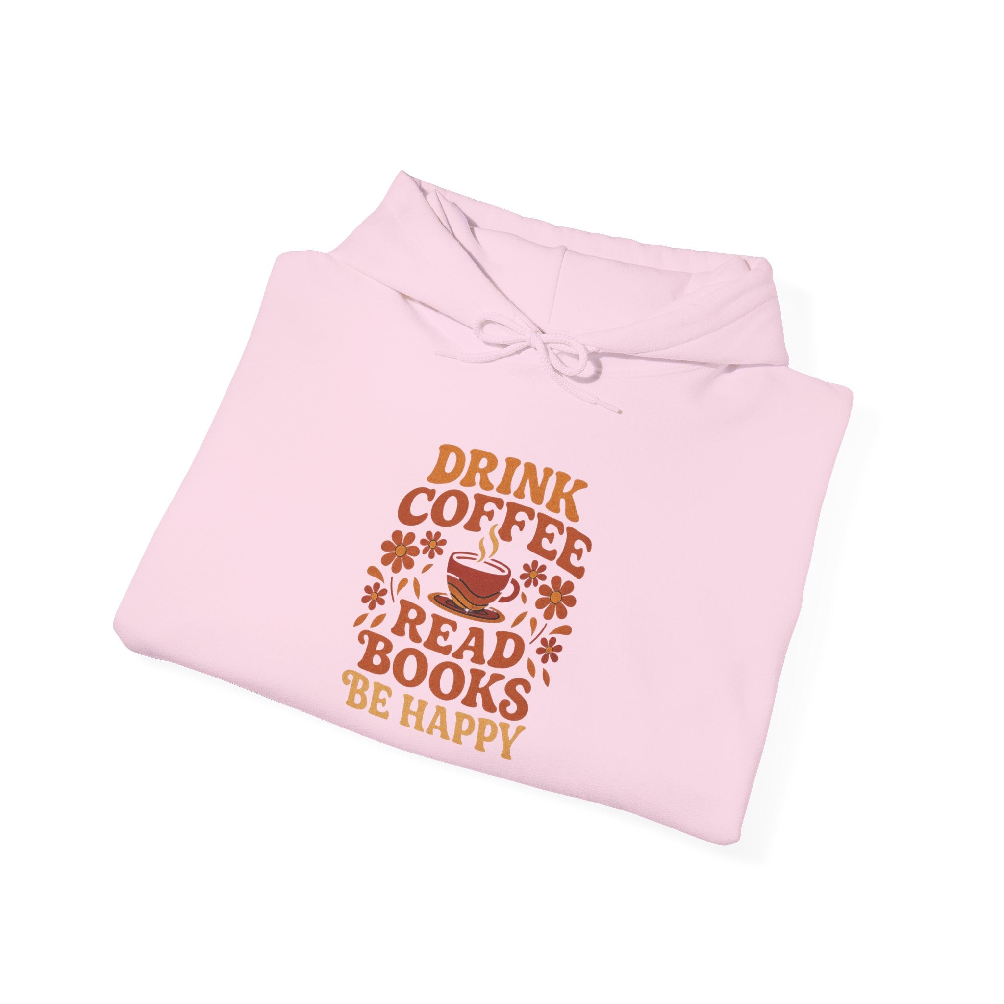 Cozy Coffee & Book Lover Hoodie - Perfect for Bookworms, Reading Gifts, Relaxed Vibes, Fall Wear, Gift for Friends