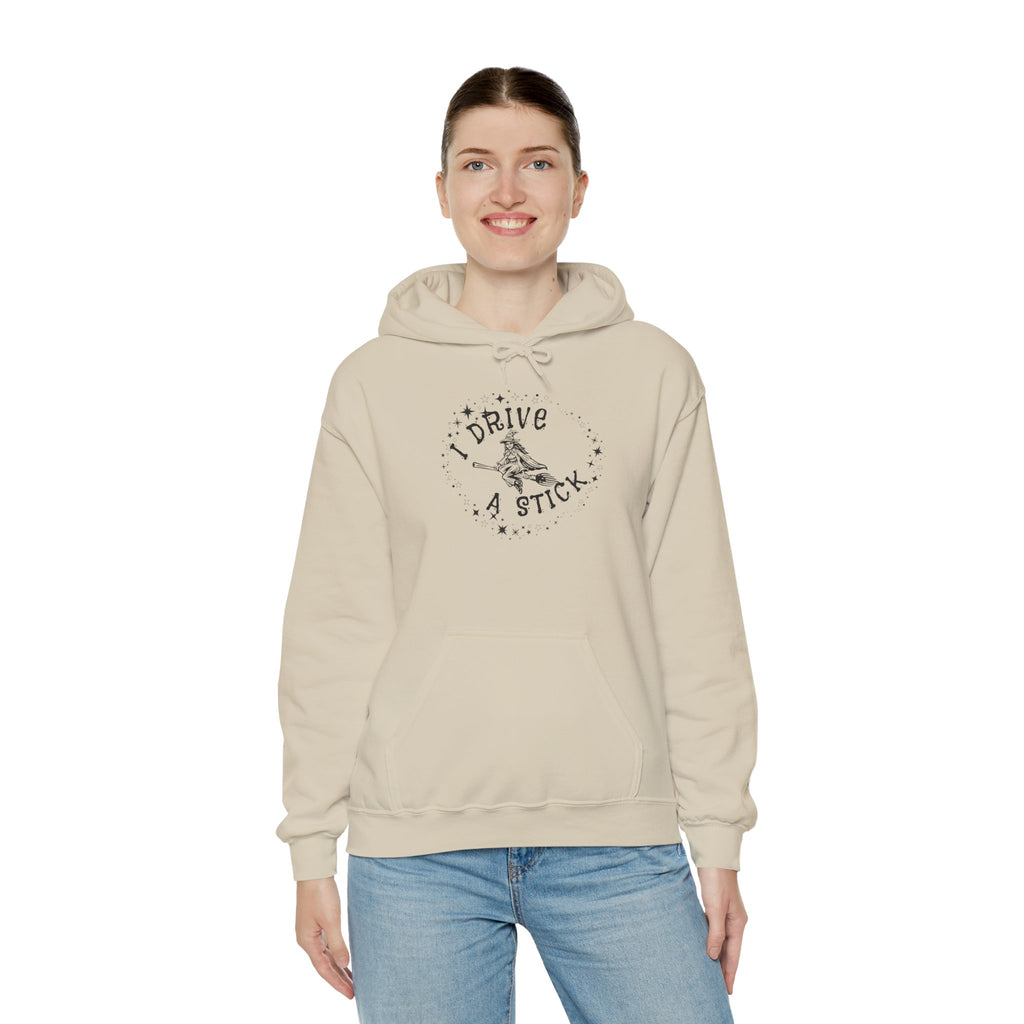Funny I DRIVE A STICK Hoodie | Perfect Gift for Halloween, Casual Wear, Birthday, and More