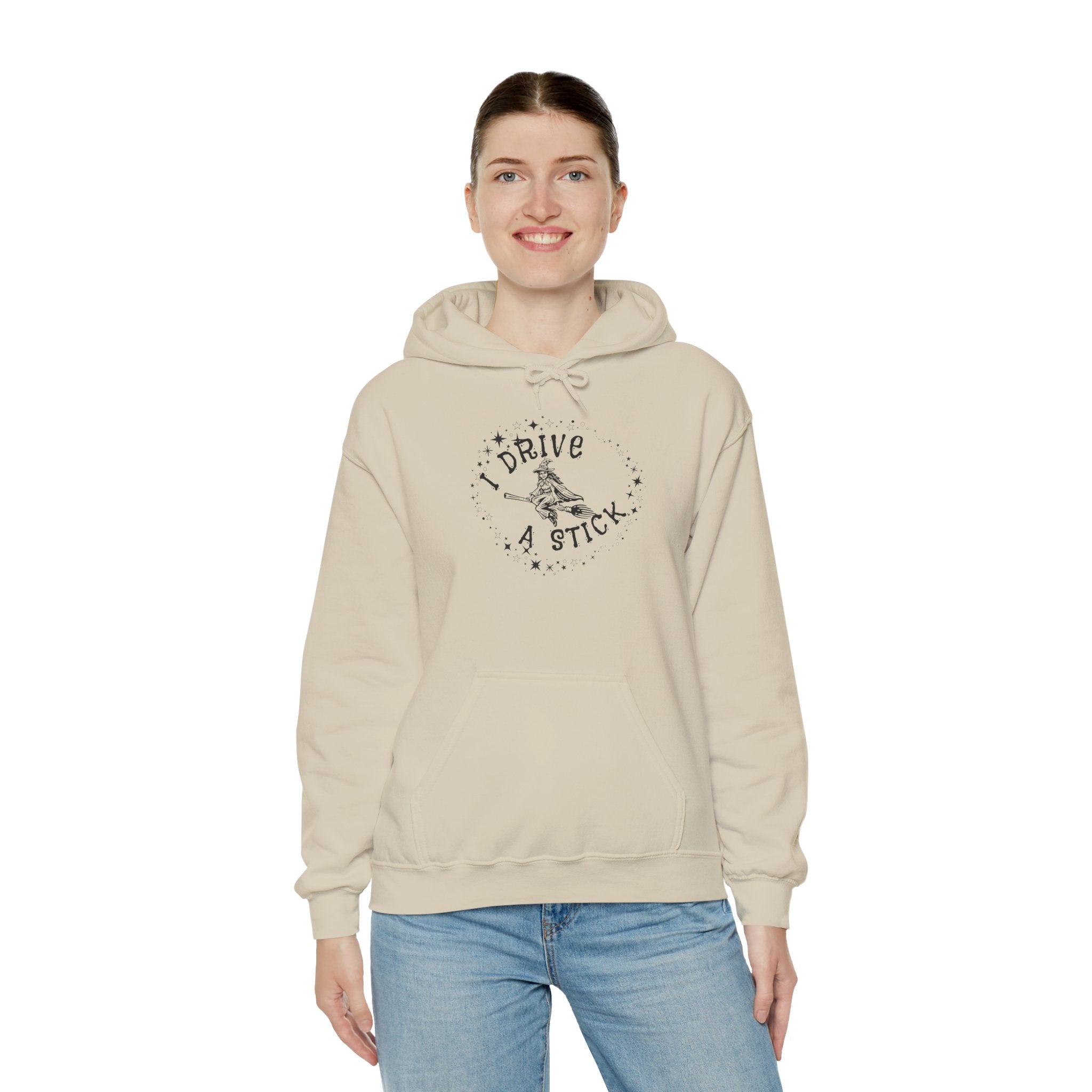 Funny I DRIVE A STICK Hoodie | Perfect Gift for Halloween, Casual Wear, Birthday, and More