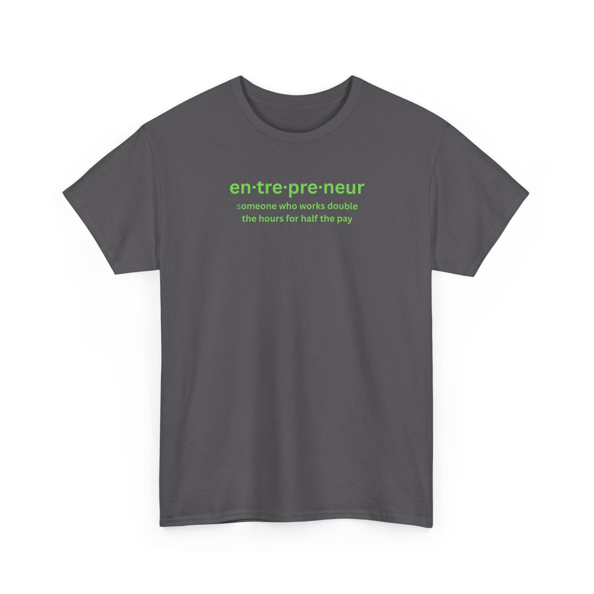 Unisex Entrepreneur T-shirt - Motivational Cotton Shirt for Creatives, Stylish Gift for Graduations, Birthdays, Work Events, Casual Wear