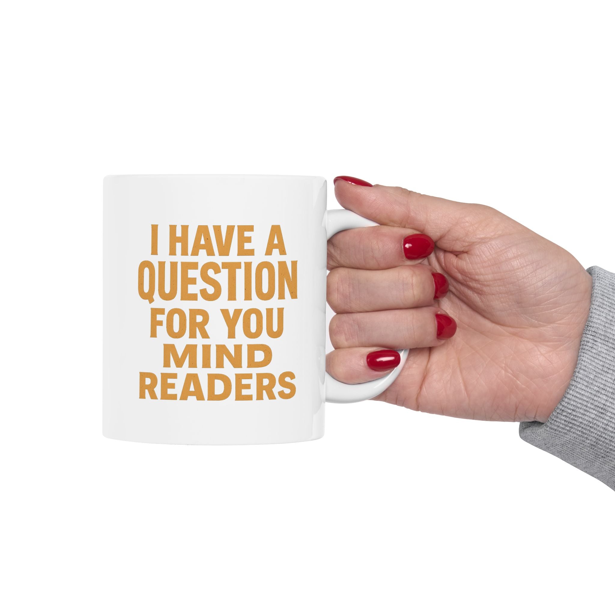 MIND READERS Coffee Mug for Readers, Gift for Book Lovers, Cozy Coffee Mug, Literary Quote Mug, Perfect for Birthdays, Home Decor