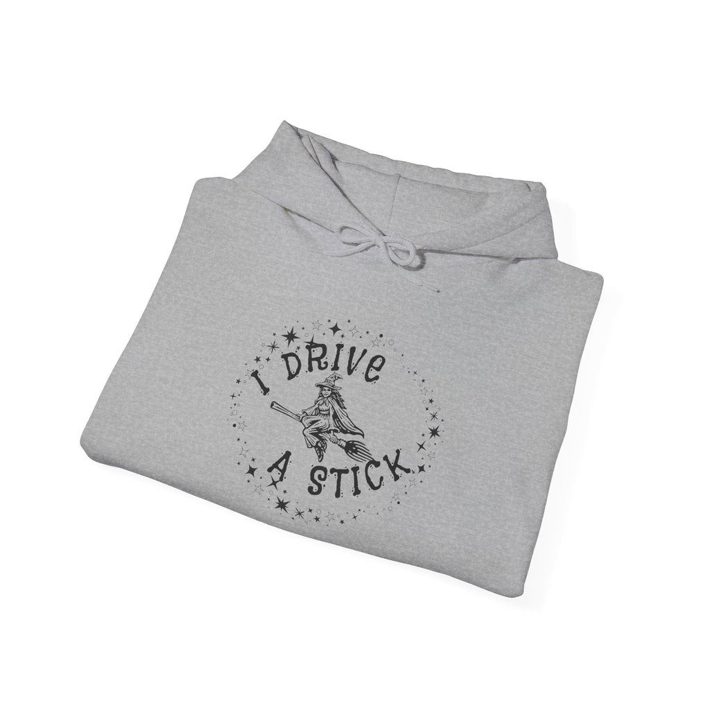 Funny I DRIVE A STICK Hoodie | Perfect Gift for Halloween, Casual Wear, Birthday, and More