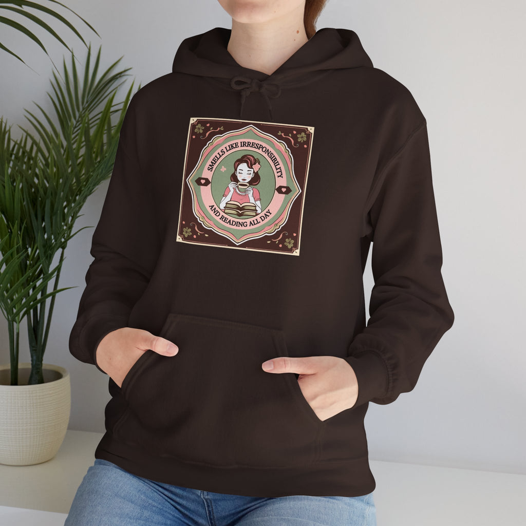 Cozy Unisex Hooded Sweatshirt with Cute Vintage Design - Perfect for Gift Giving, Casual Wear, Fall & Winter Comfort
