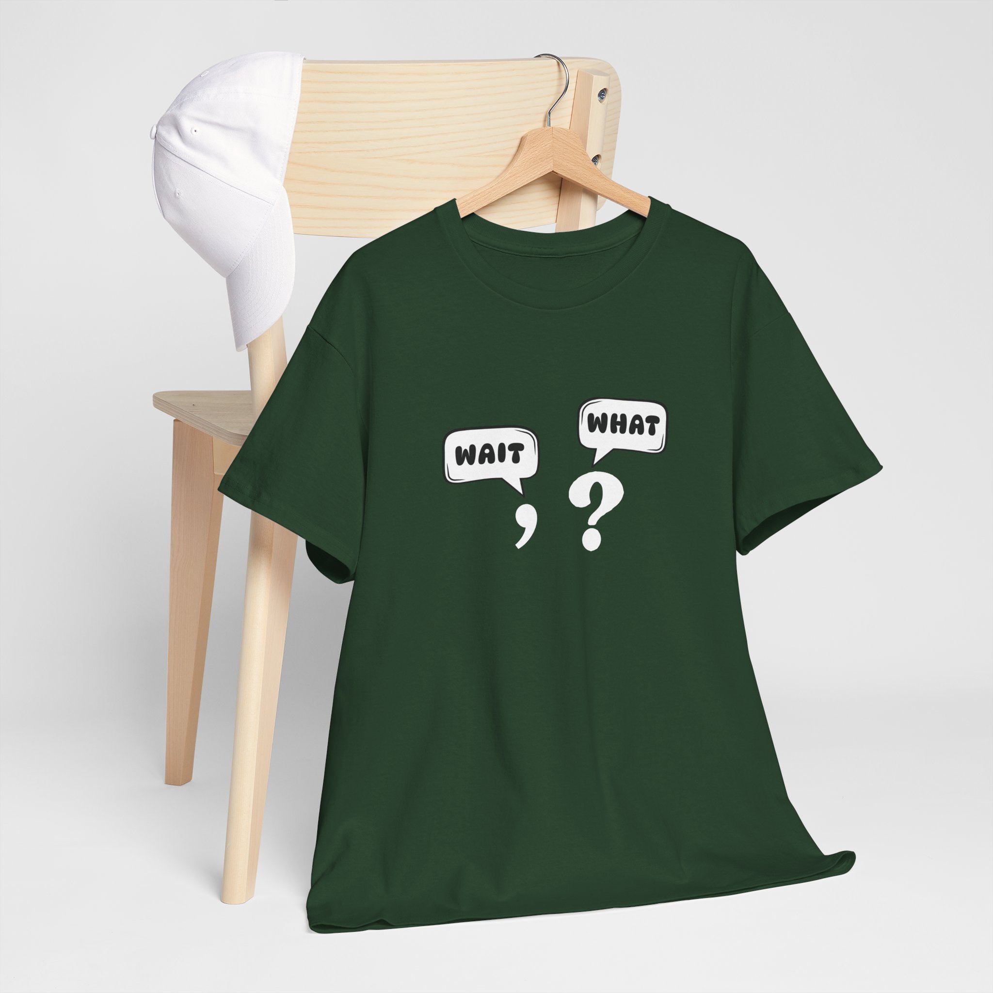 Unisex Tee with Whimsical Quote | Funny Cotton T-shirt for Casual Outings, Gift for Friends, Teachers, Nerds, Grammar, Birthday Present, Everyday Wear