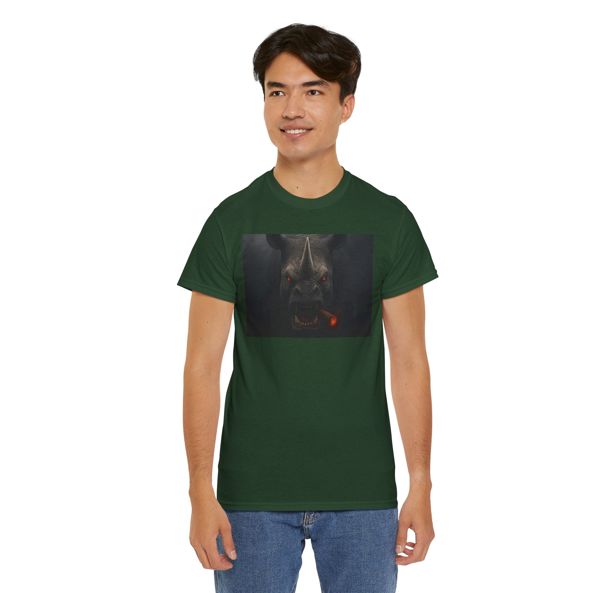 Boss Mode Engaged - Rhino Design | Graphic Tee, Cigar Lover, Father's Day Gift, Casual Wear