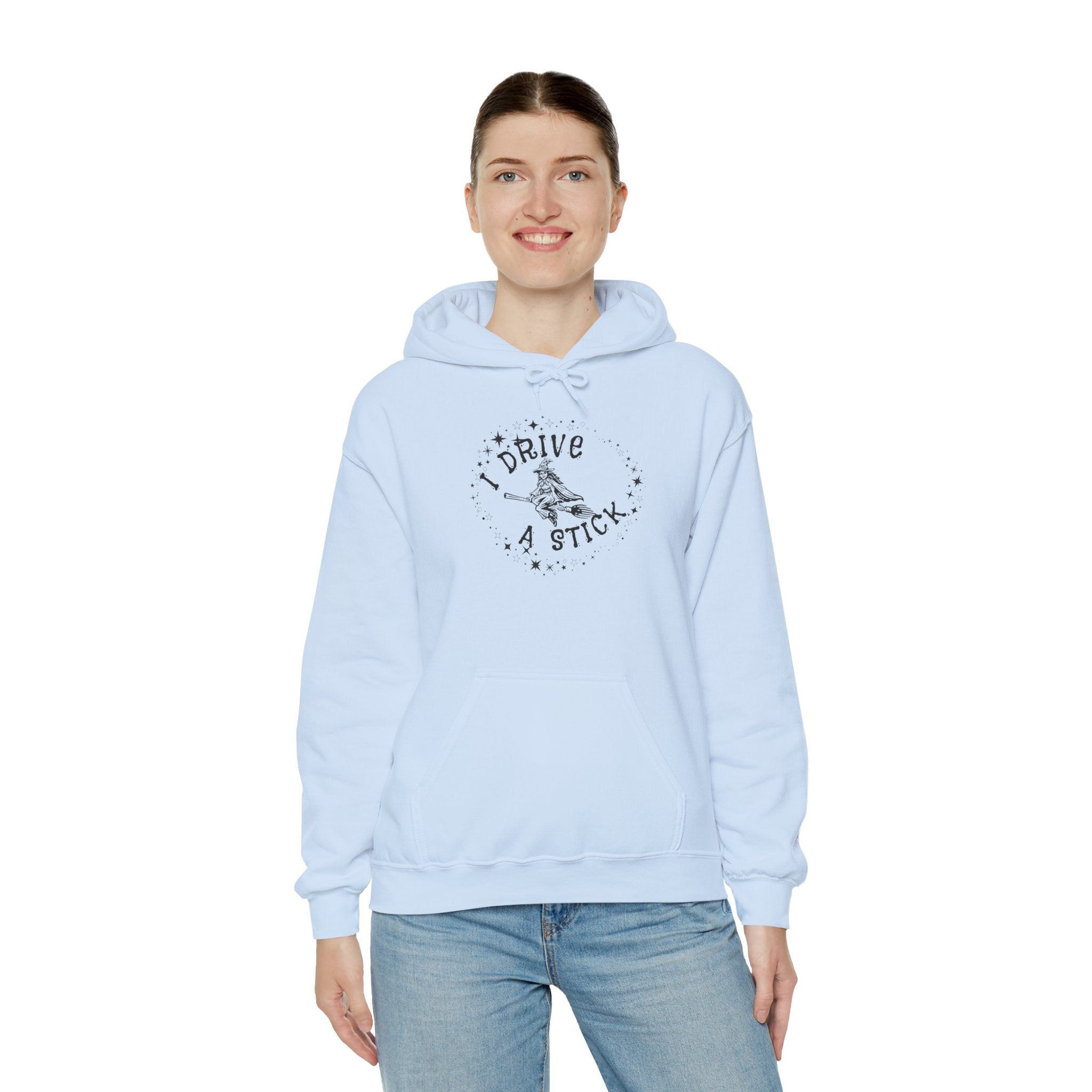 Funny I DRIVE A STICK Hoodie | Perfect Gift for Halloween, Casual Wear, Birthday, and More