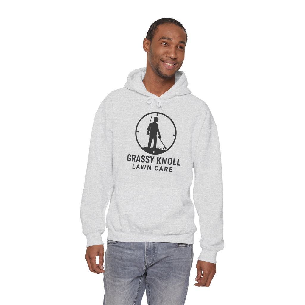 Grassy Knoll Lawn Care Hoodie – Logo Workwear Hooded Sweatshirt