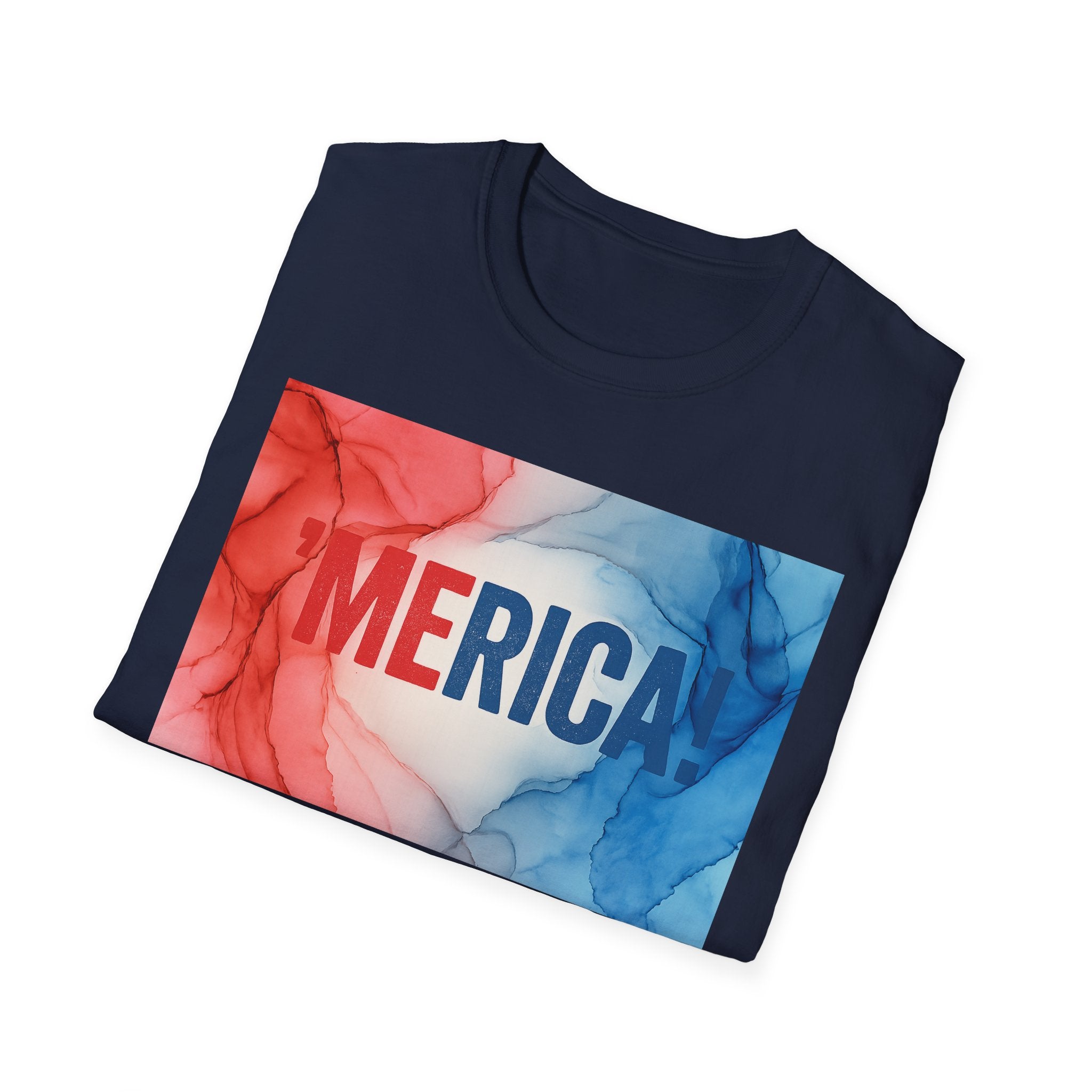 Patriotic Unisex T-Shirt with Colorful Smoke Design, American Spirit Shirt, 4th of July Tee, Casual Summer Top, Gift for Patriotic Holidays