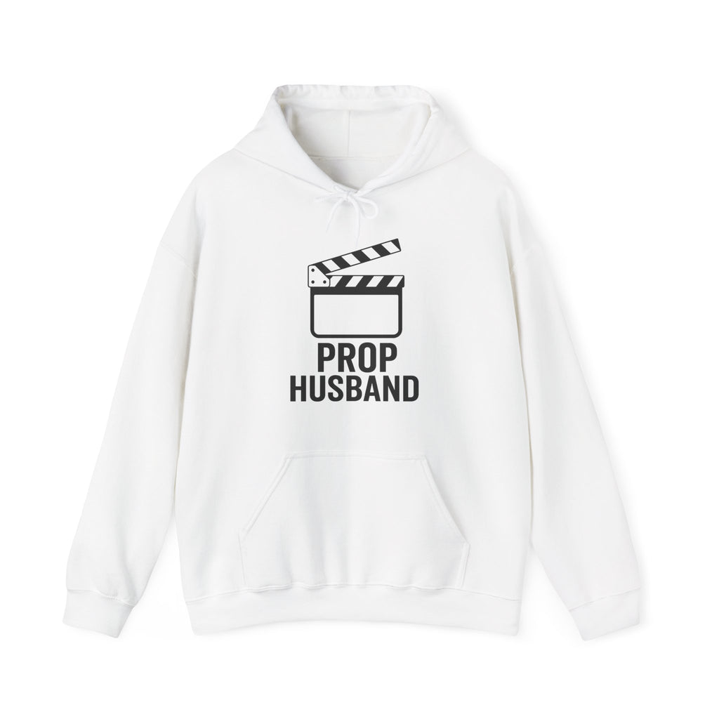 Prop Husband Hoodie — Funny Film Clapper Hooded Sweatshirt for Movie Lovers & Crew