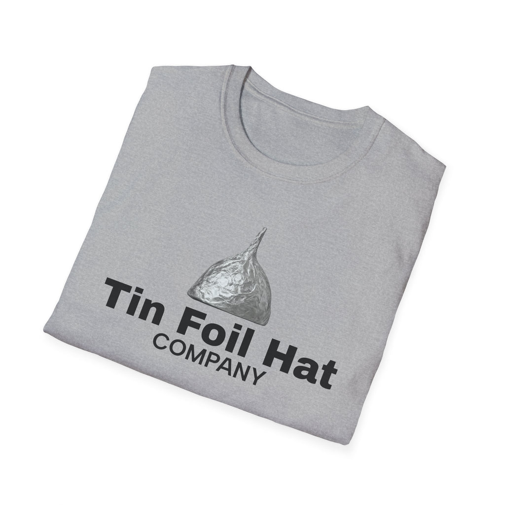 Funny Tin Foil Hat Unisex T-Shirt | Comfortable Tee for Conspiracy Lovers, Unique Gift for Friends & Family, Casual Wear, Humor Apparel