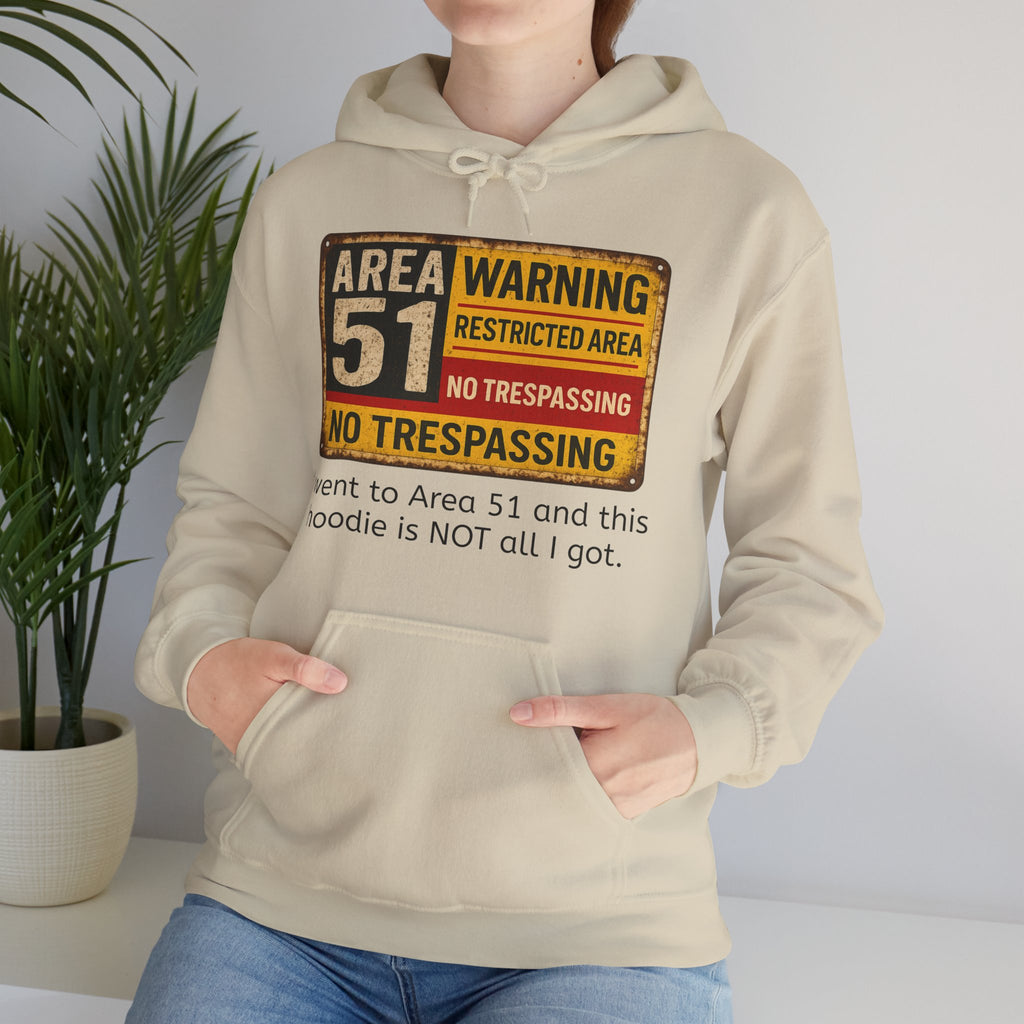 “I went to Area 51 and this hoodie is NOT all I got” Alien Hoodie
