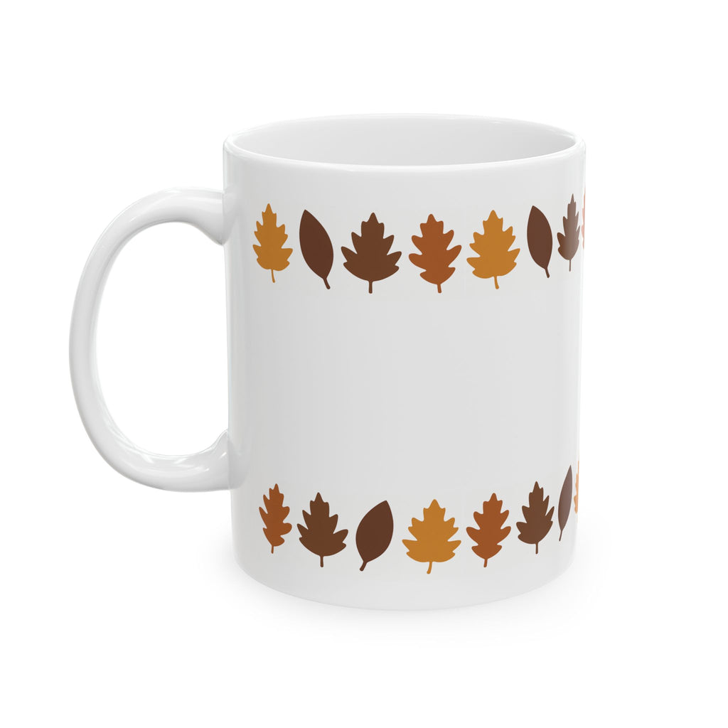 Autumn Leaves Ceramic Mug | Cozy Coffee Cup, Fall Decor, Gift for Him/Her, Seasonal Sip, Hot Beverage Holder