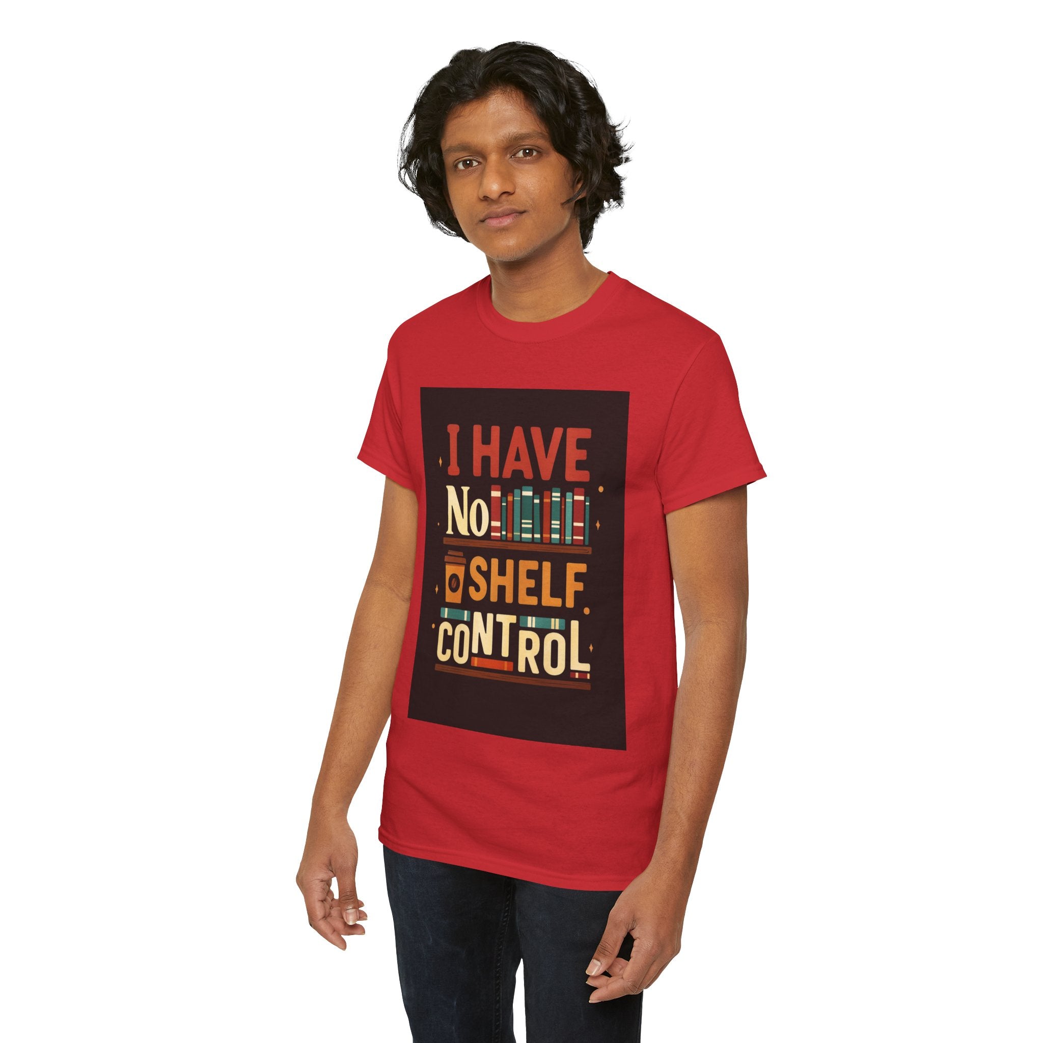 Book Lover's Humor Tee - I Have No Shelf Control, Gift for Readers, Bookish Apparel, Casual Wear, Funny T-Shirt