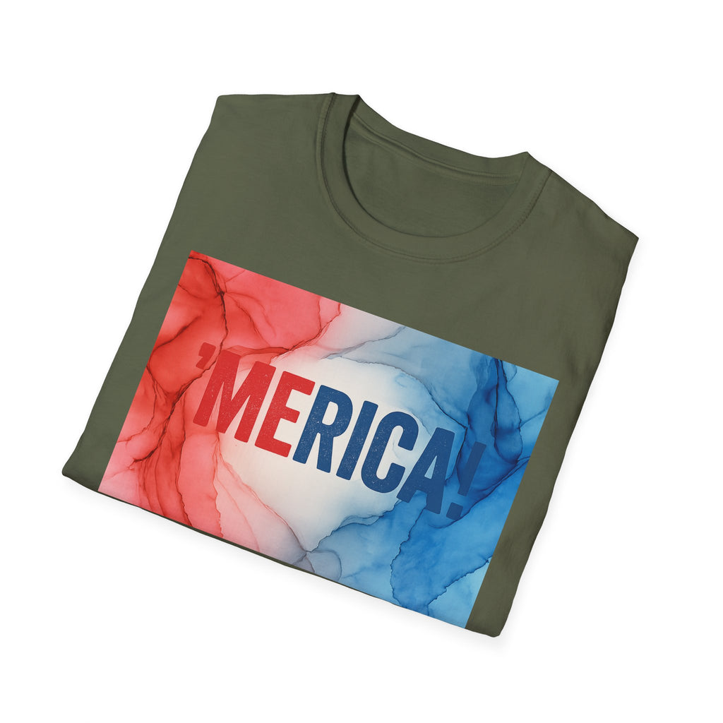 Patriotic Unisex T-Shirt with Colorful Smoke Design, American Spirit Shirt, 4th of July Tee, Casual Summer Top, Gift for Patriotic Holidays