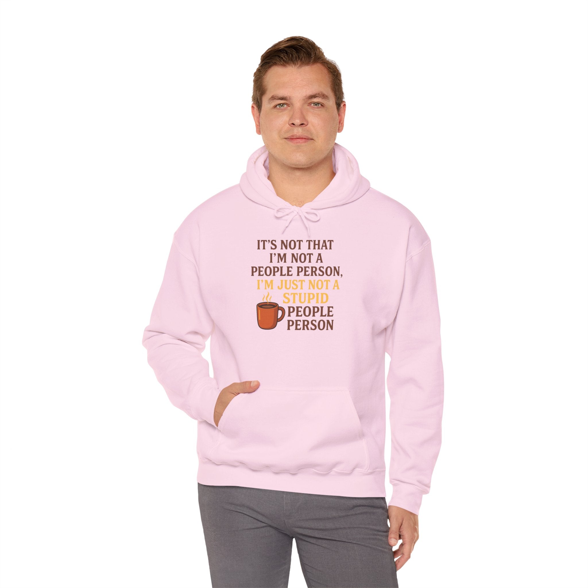 Funny People Person Sweatshirt, Unisex Hoodie, Cozy Gift for Introverts, Casual Wear, Perfect for Friends or Family, Great for Birthdays
