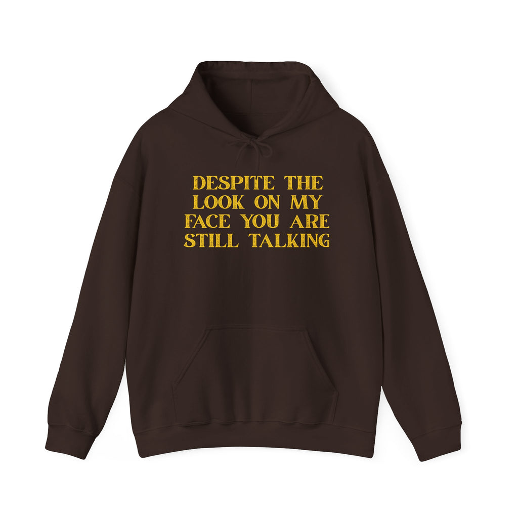 Funny Quote Hoodie, Unisex Heavy Blend Sweatshirt, Casual Wear, Gift for Friends, Cozy Style, Lightweight Fashion