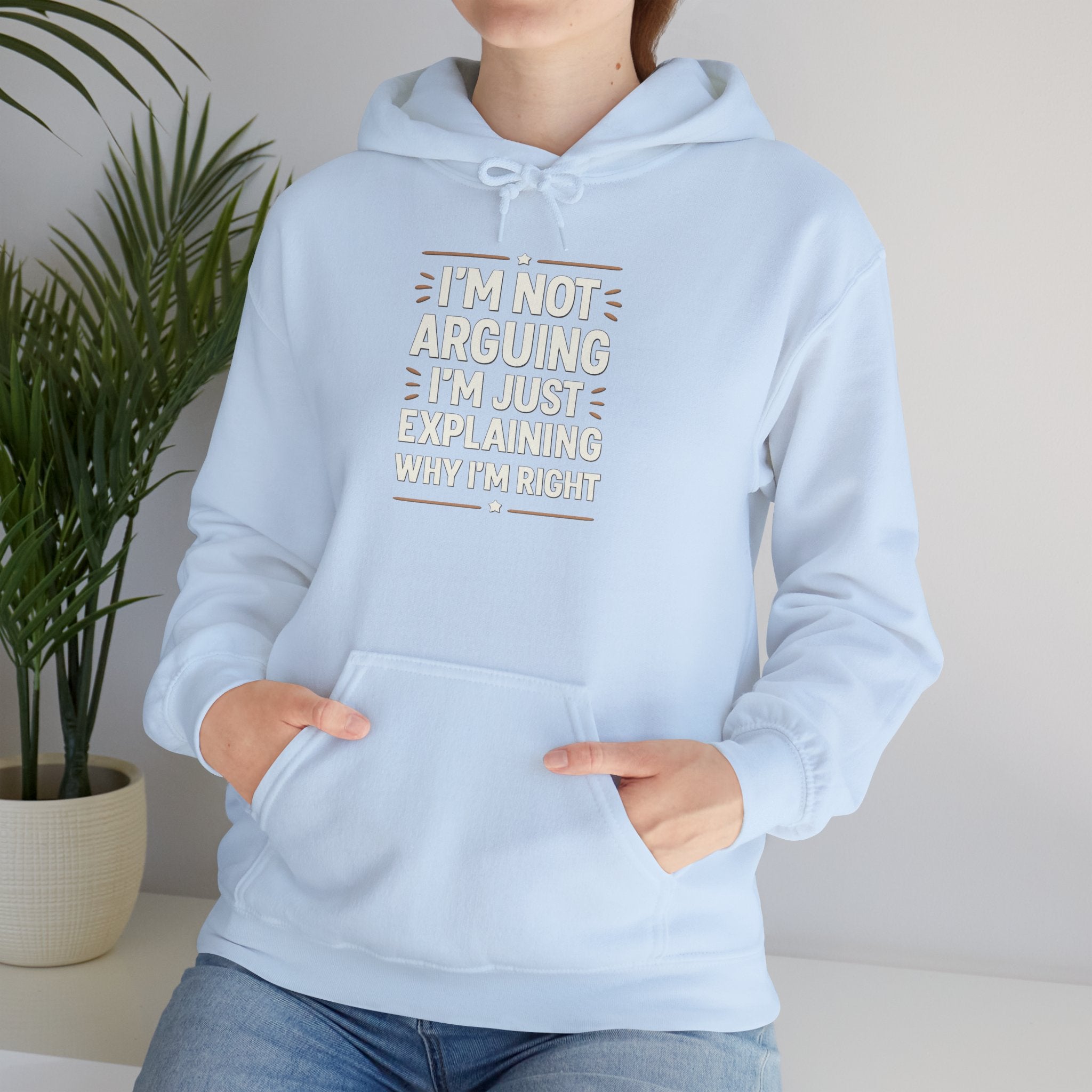 Who IS Right? Humorous Unisex Hooded Sweatshirt - Perfect for Friends, Family Gifts, Casual Wear, Comedy Lovers, Cozy Outfits