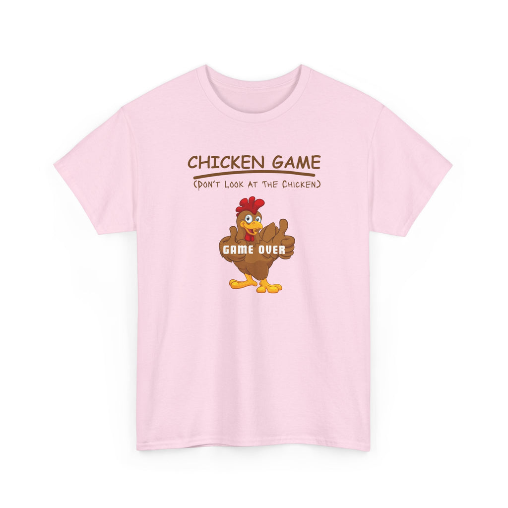 Funny Chicken Game Tee, Game Over T-Shirt, Unisex Cotton Shirt, Humorous Gift, Casual Wear, Chicken Lover Apparel