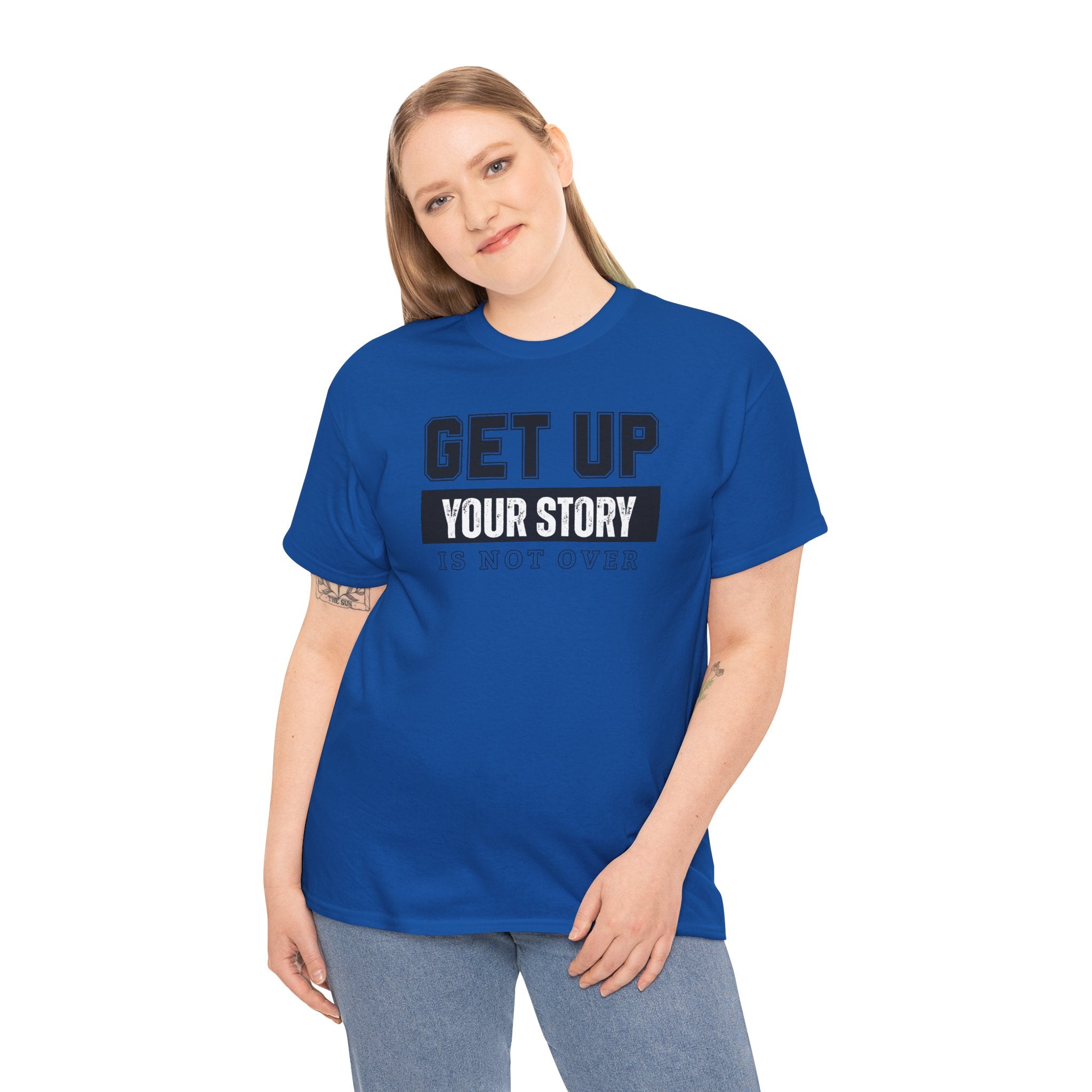 Inspirational Story Tee, Motivational Shirt, Unisex Cotton Top, Gift for Encouragement, Casual Wear, Positive Vibes