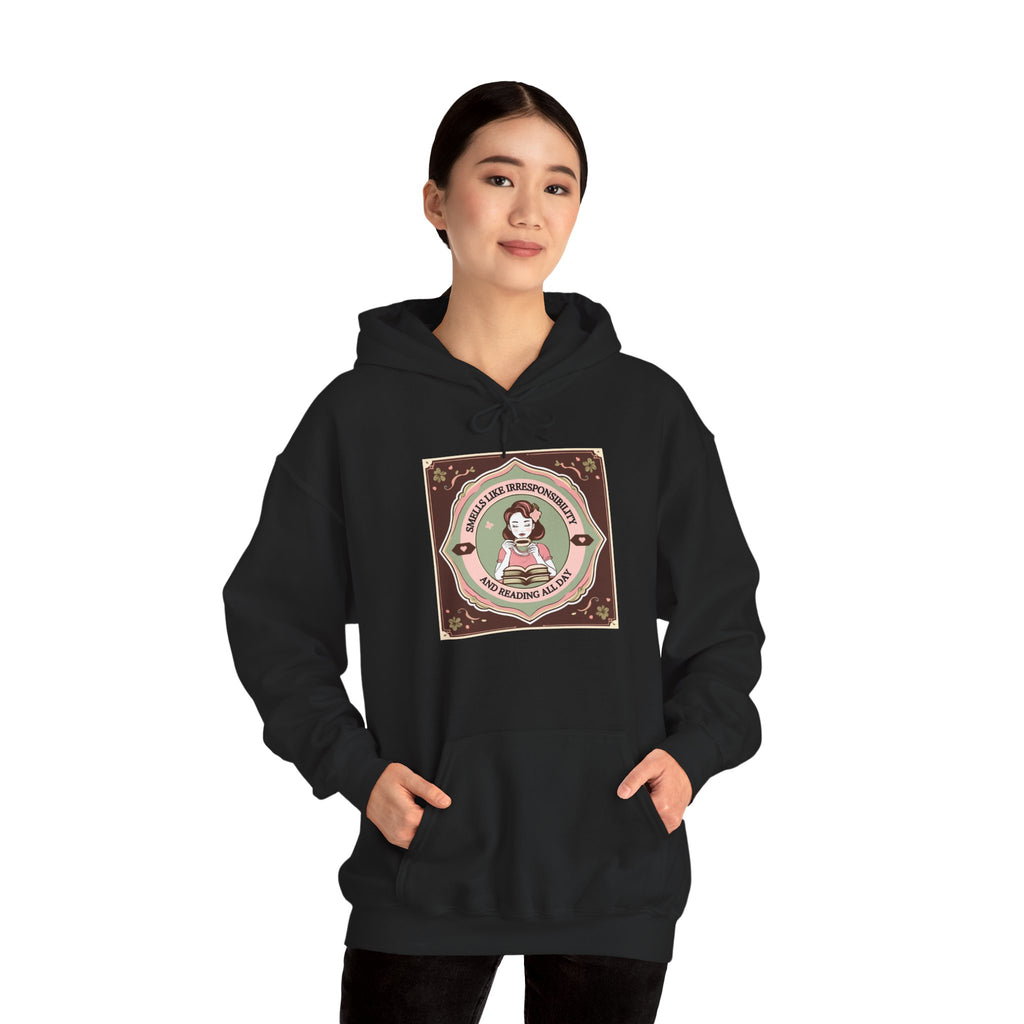 Cozy Unisex Hooded Sweatshirt with Cute Vintage Design - Perfect for Gift Giving, Casual Wear, Fall & Winter Comfort