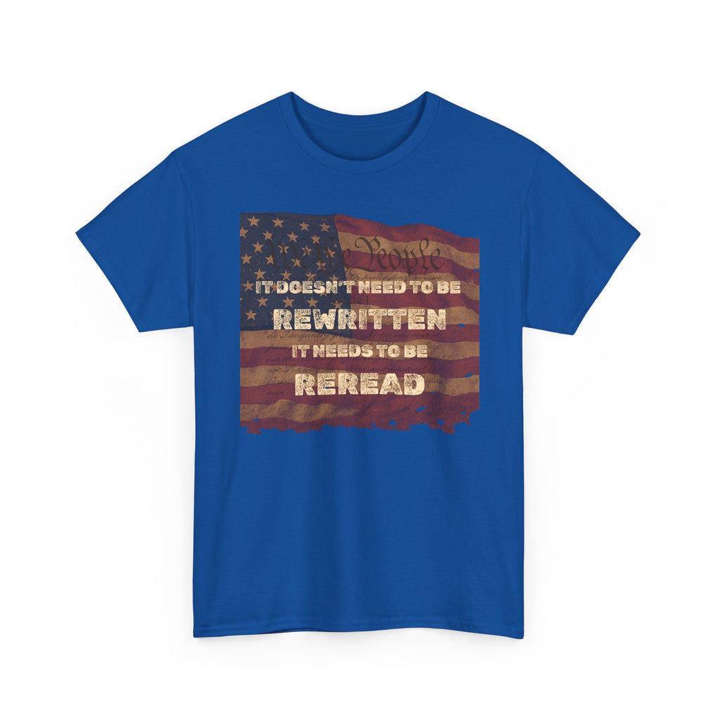 Patriotic Unisex Cotton Tee | Inspirational T-Shirt for Everyday Wear, Gifts, and Celebrations