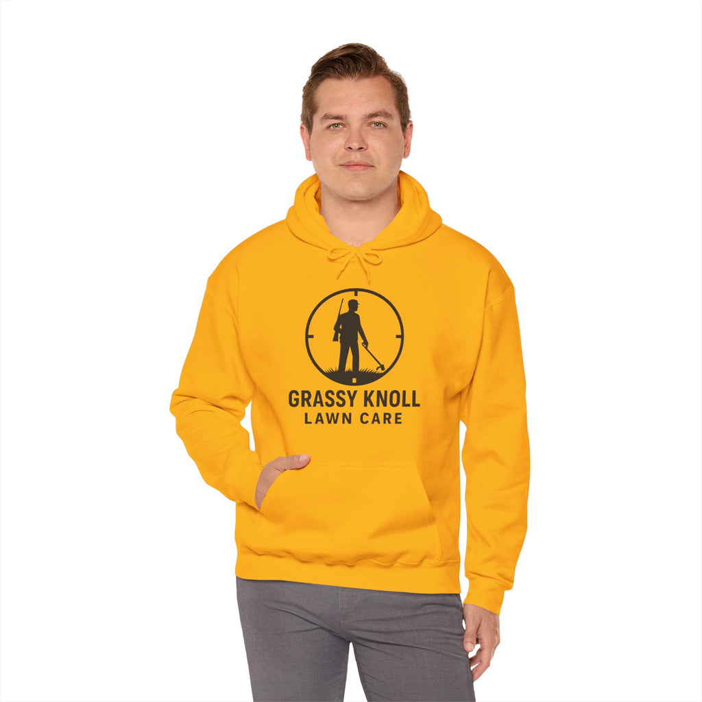 Grassy Knoll Lawn Care Hoodie – Logo Workwear Hooded Sweatshirt