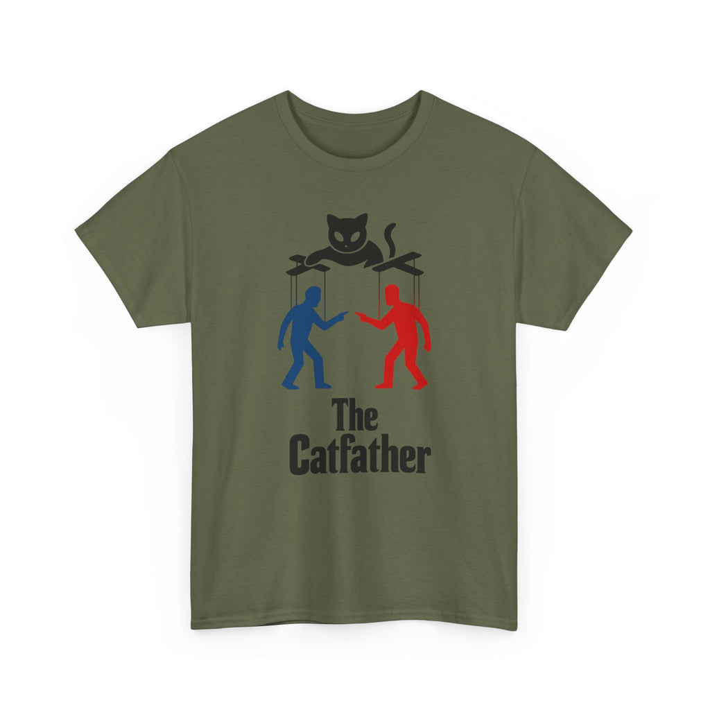The Catfather Unisex Heavy Cotton T-shirt| Funny Cat T-Shirt | Gift for Cat Lovers | Pet Owner Shirt | Casual Everyday Wear | Unique Cat [...]