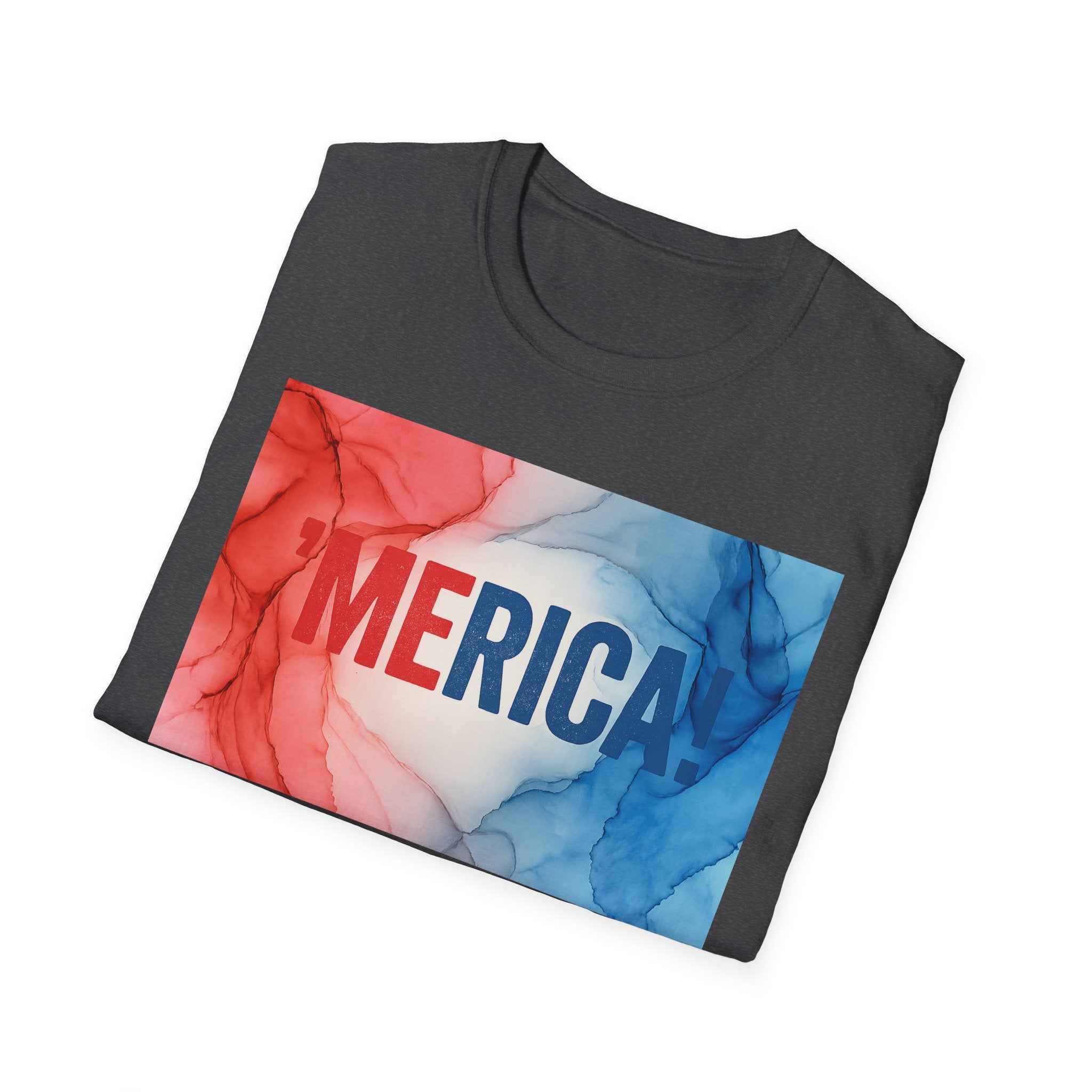 Patriotic Unisex T-Shirt with Colorful Smoke Design, American Spirit Shirt, 4th of July Tee, Casual Summer Top, Gift for Patriotic Holidays