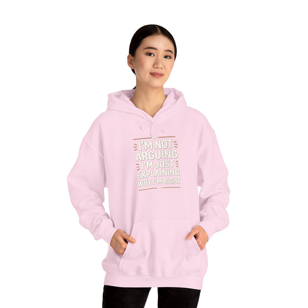 Who IS Right? Humorous Unisex Hooded Sweatshirt - Perfect for Friends, Family Gifts, Casual Wear, Comedy Lovers, Cozy Outfits