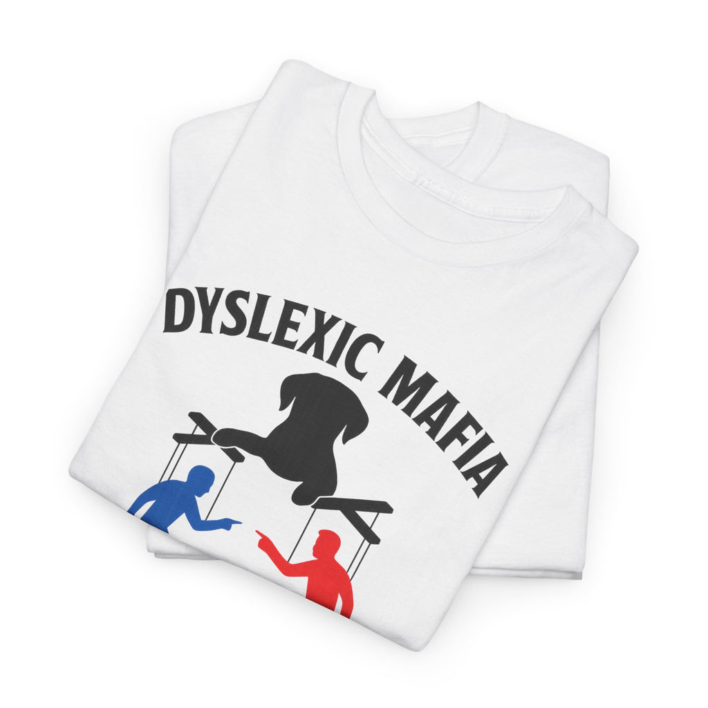 Funny Mafia Dogfather T-shirt- Unisex Heavy Cotton T-Shirt, Funny Graphic Tee, Gift for Dog Lovers, Casual Wear, Statement Shirt