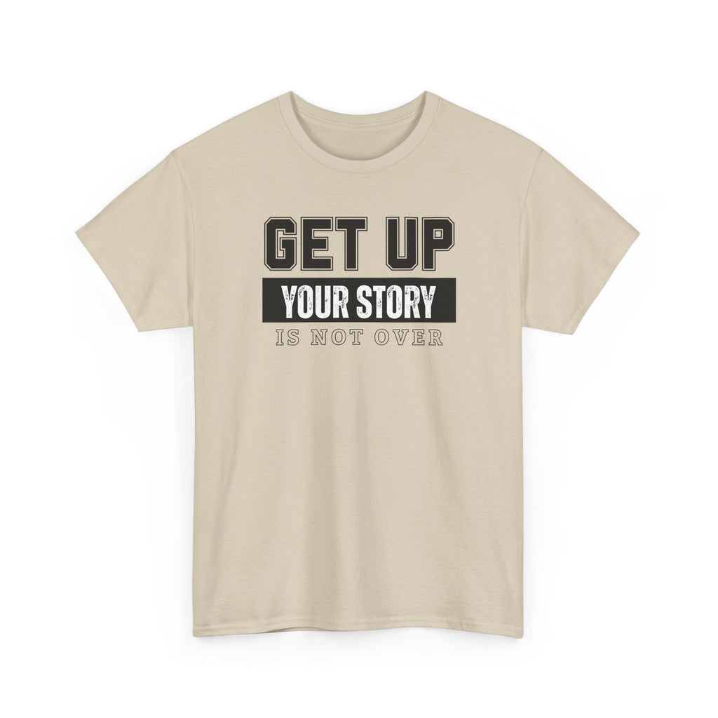 Inspirational Story Tee, Motivational Shirt, Unisex Cotton Top, Gift for Encouragement, Casual Wear, Positive Vibes