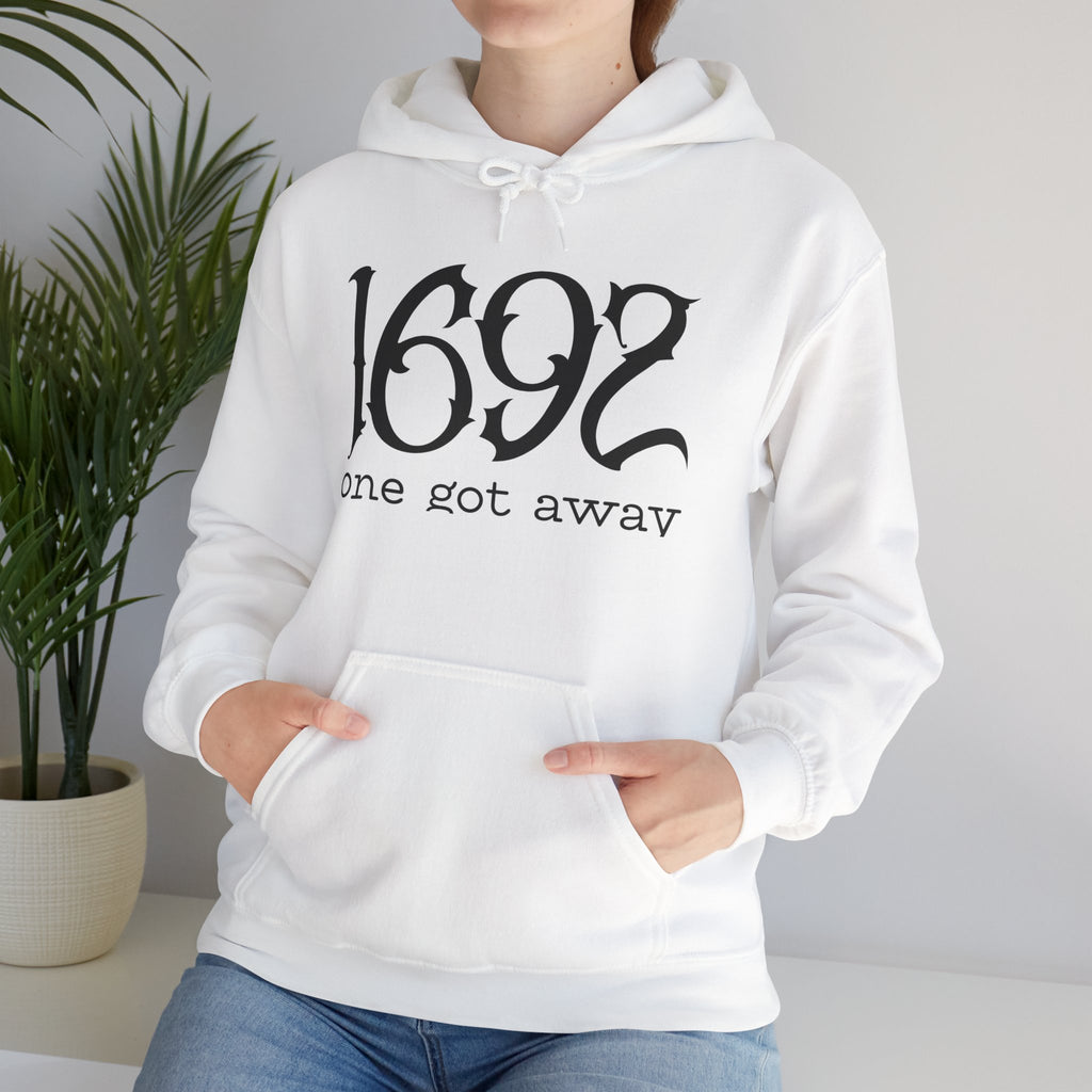 Witch Trials '1692 One Got Away' Design – Cozy Layer for Casual Outings, Gifts, Fall Fashion, Halloween