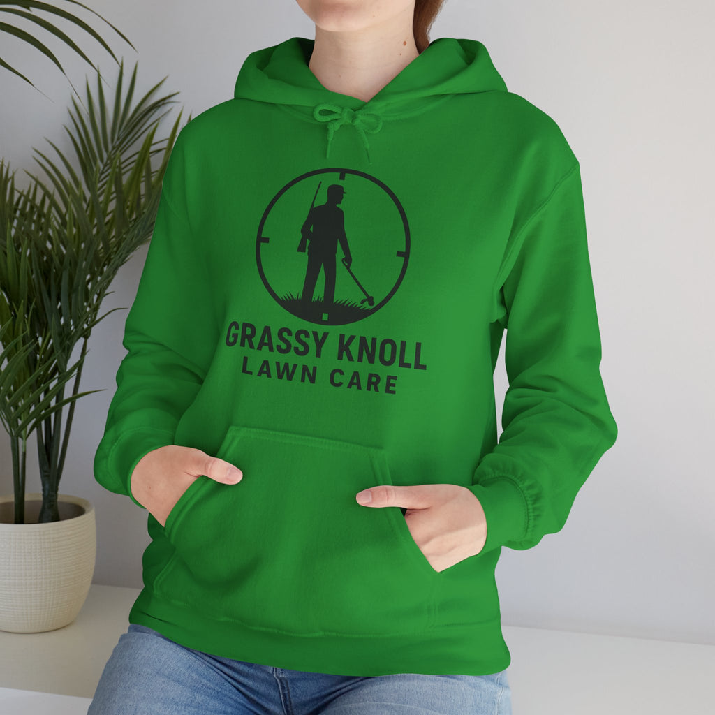 Grassy Knoll Lawn Care Hoodie – Logo Workwear Hooded Sweatshirt