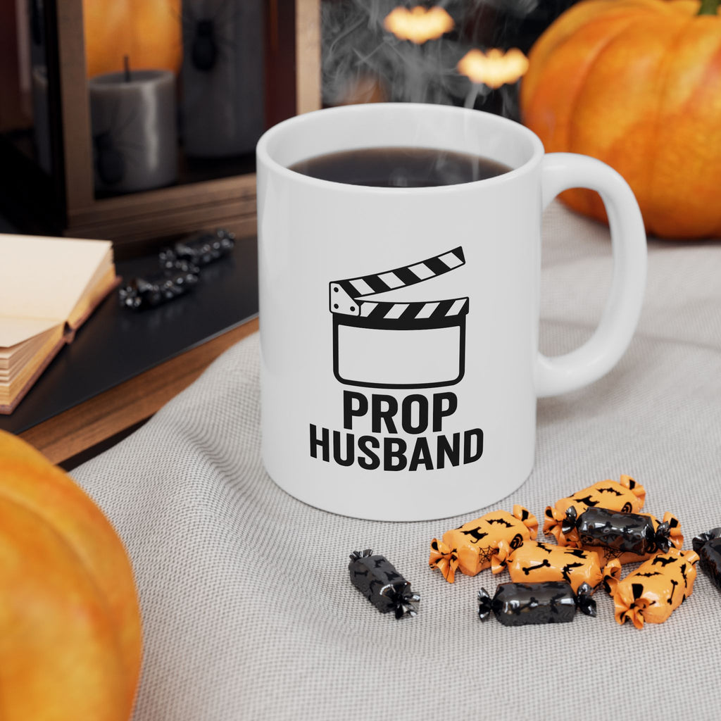 Funny PROP HUSBAND Ceramic Mug - Perfect Gift for Him, Coffee Cup, Humorous Present, Personalized Mug, Relationship Gift
