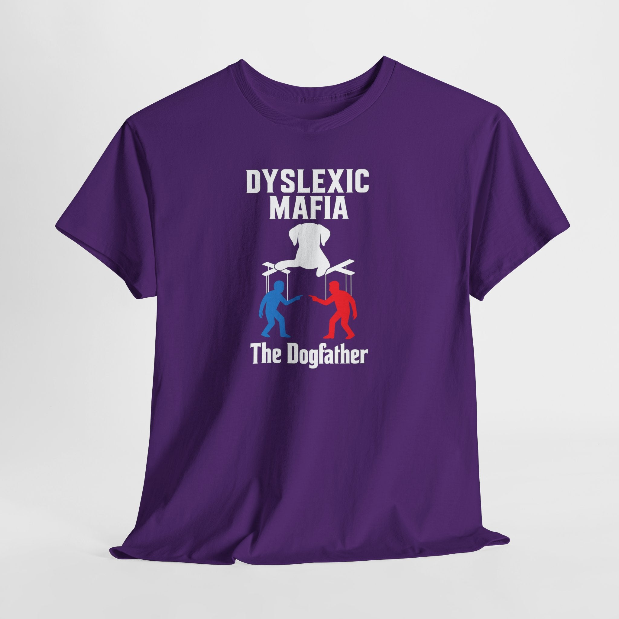 Funny Mafia Unisex Tee, Cool Graphic T-Shirt, Funny Gift for Dyslexics, Humor Tee, Casual Wear, Unique Statement Shirt