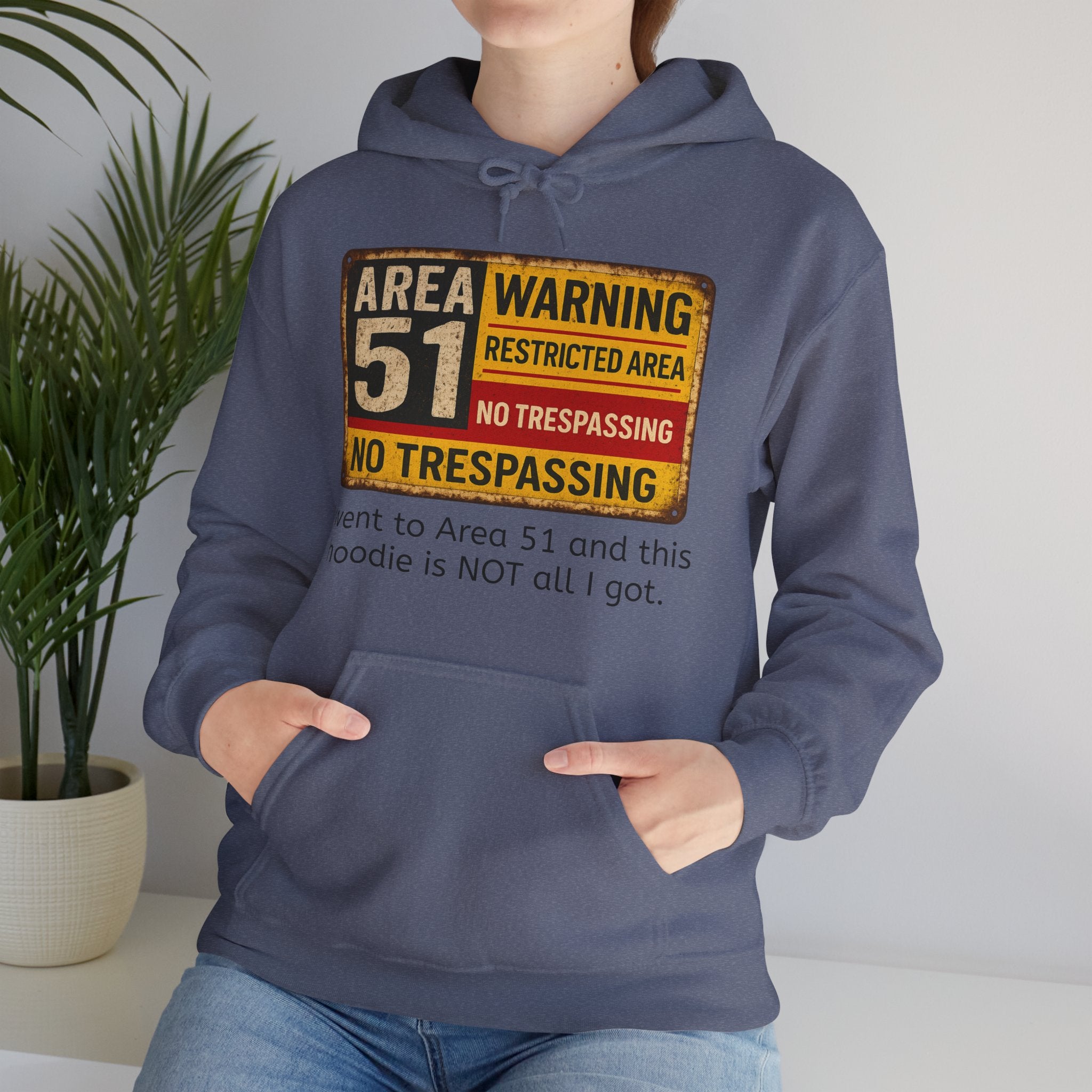 “I went to Area 51 and this hoodie is NOT all I got” Alien Hoodie