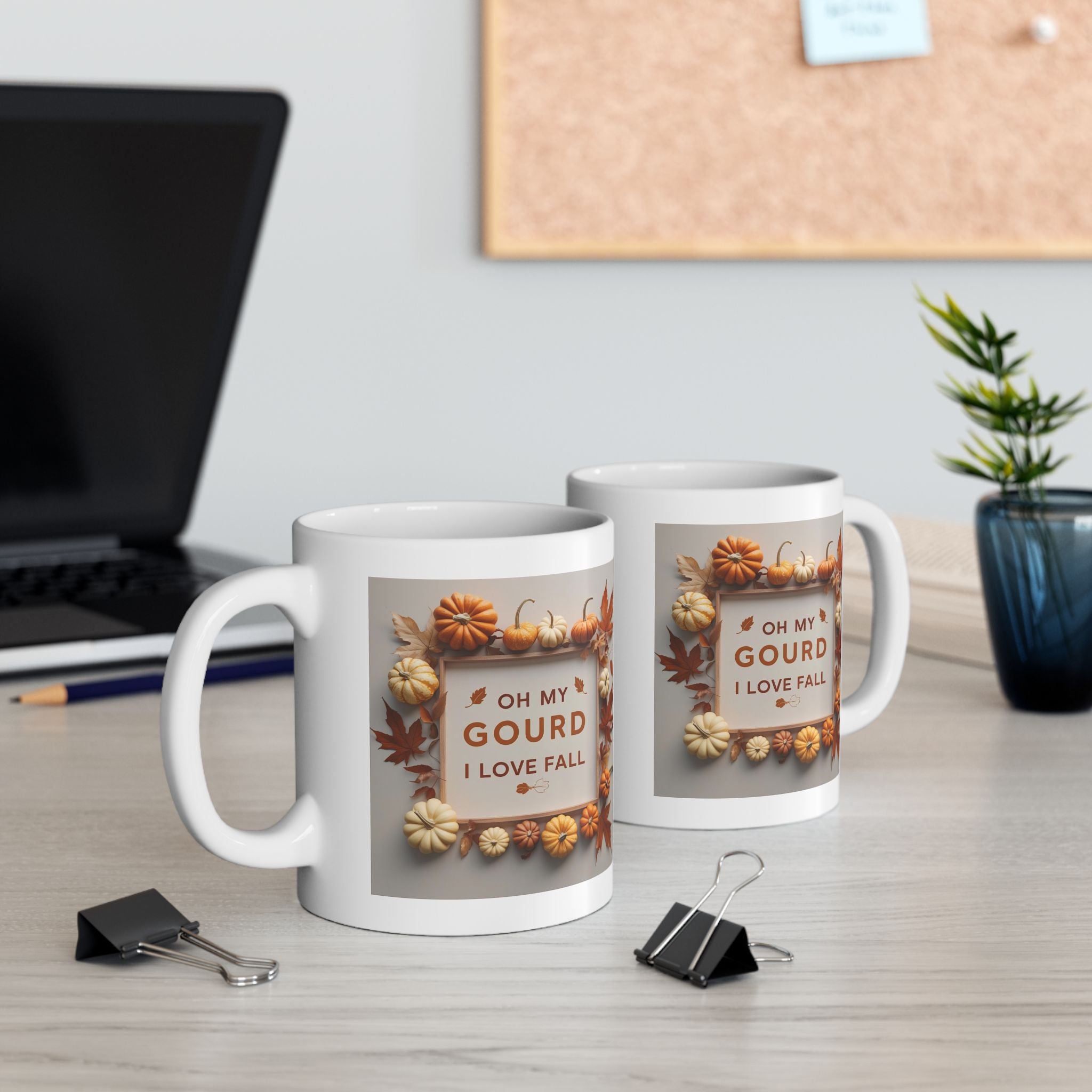 Autumn Harvest Ceramic Mug, Cozy Kitchen Gift, Fall Decor, Thanksgiving Coffee Cup, Seasonal Drinkware, Pumpkin Spice Lover