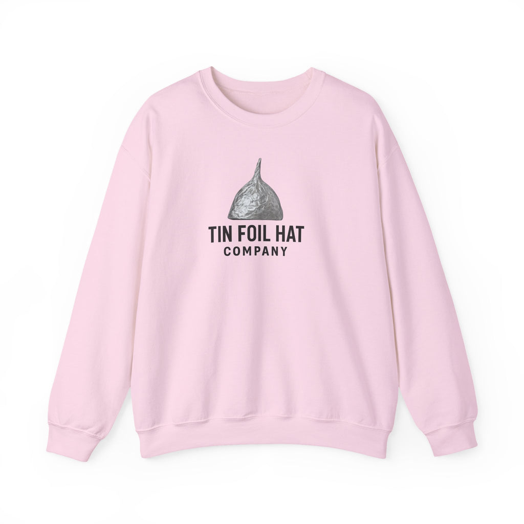 Tin Foil Hat Company - Crewneck Sweatshirt - Cozy Unisex Gift, Funny Humor Apparel, Casual Menswear, Trendy Outfits, Unique Sweatshirt