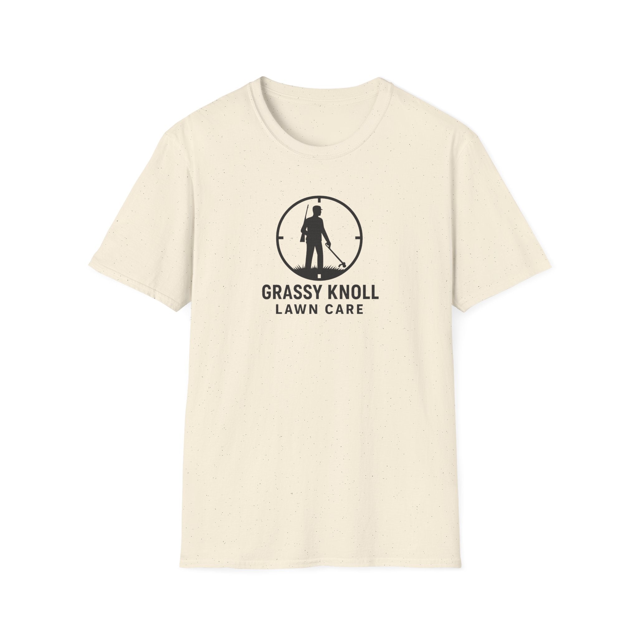 Grassy Knoll Lawn Care T-Shirt, Gardening Gift, Eco-Friendly Tee, Lawn Care Enthusiast Apparel, Outdoor Adventure Shirt