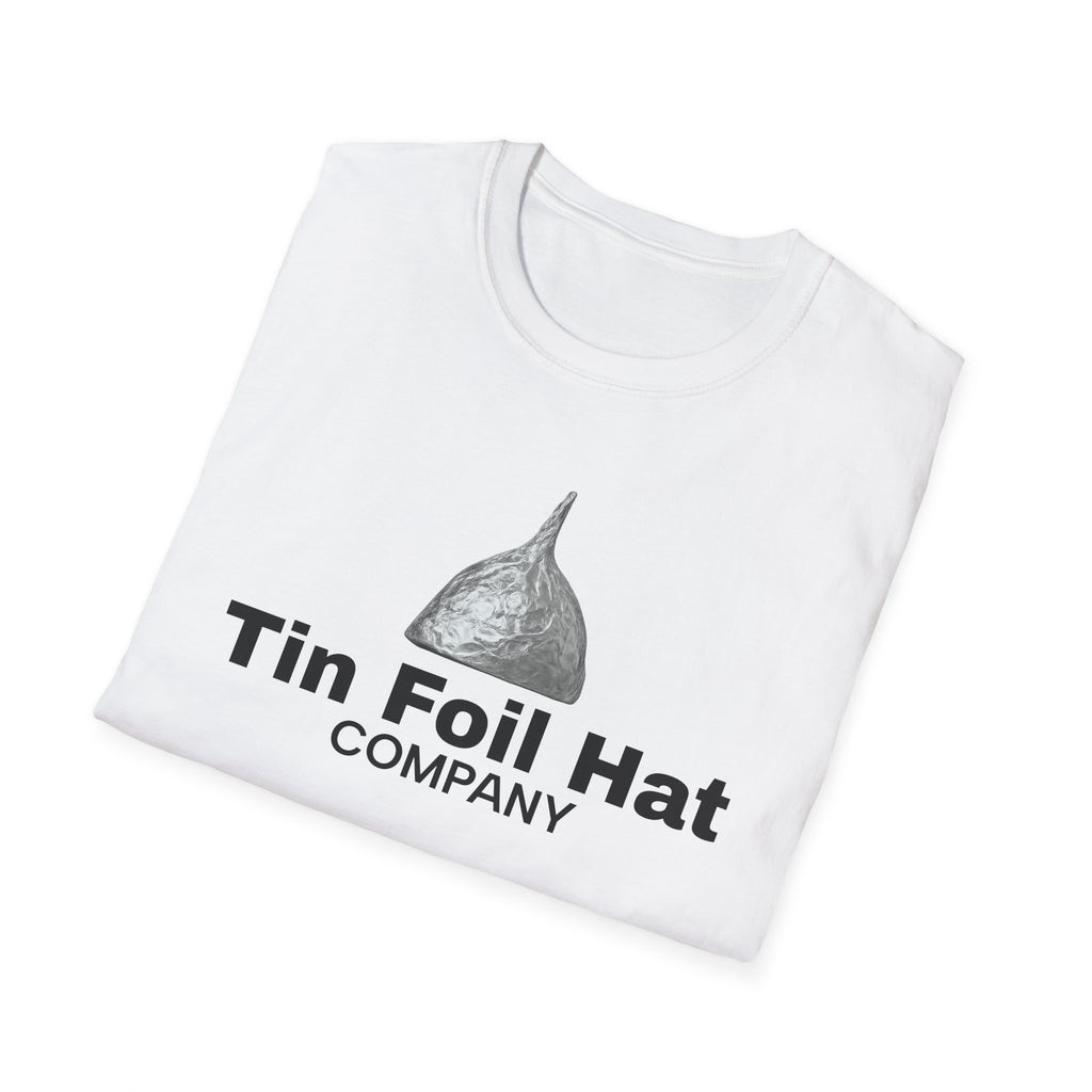 Funny Tin Foil Hat Unisex T-Shirt | Comfortable Tee for Conspiracy Lovers, Unique Gift for Friends & Family, Casual Wear, Humor Apparel