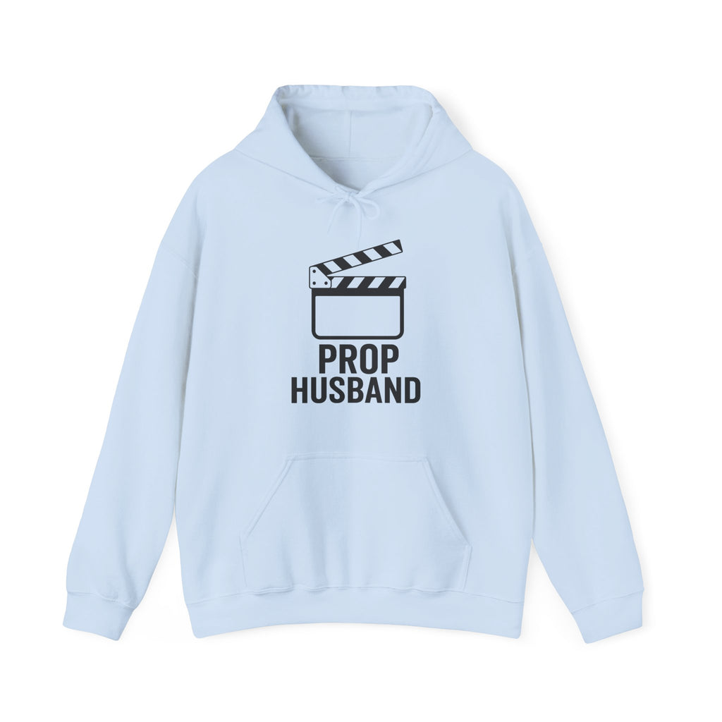 Prop Husband Hoodie — Funny Film Clapper Hooded Sweatshirt for Movie Lovers & Crew