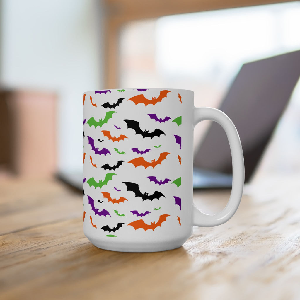 Halloween Bat Ceramic Mug - Perfect for Spooky Season, Coffee Lover Gift, Trick or Treat, Unique Halloween Decor, Witchy Vibes
