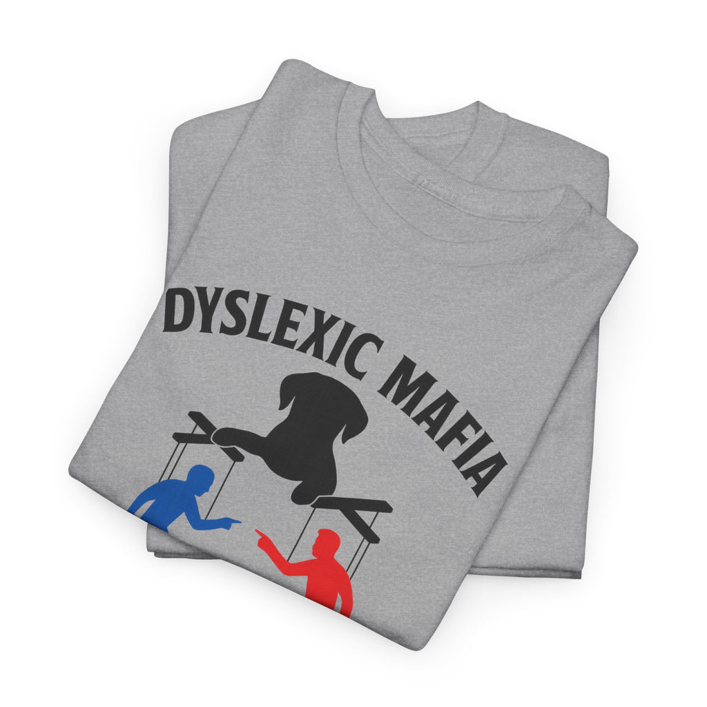 Funny Mafia Dogfather T-shirt- Unisex Heavy Cotton T-Shirt, Funny Graphic Tee, Gift for Dog Lovers, Casual Wear, Statement Shirt