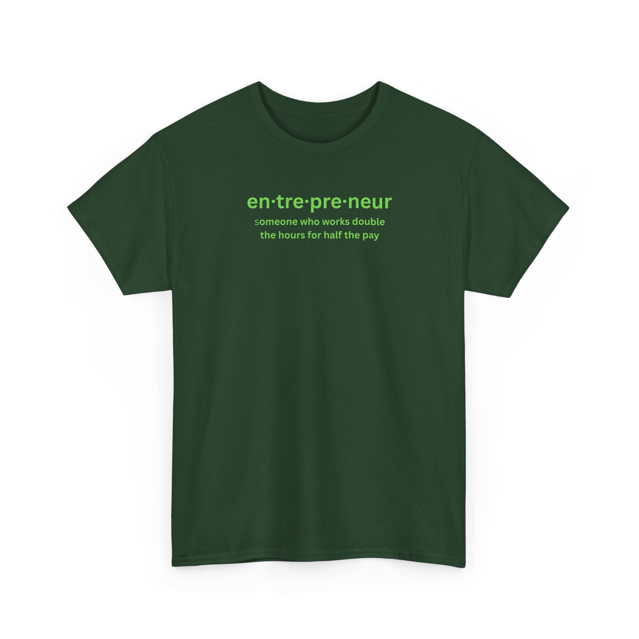 Unisex Entrepreneur T-shirt - Motivational Cotton Shirt for Creatives, Stylish Gift for Graduations, Birthdays, Work Events, Casual Wear
